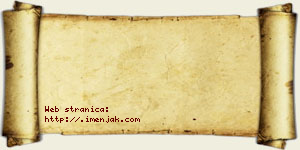 Jelisaveta Stranjaković vizit kartica